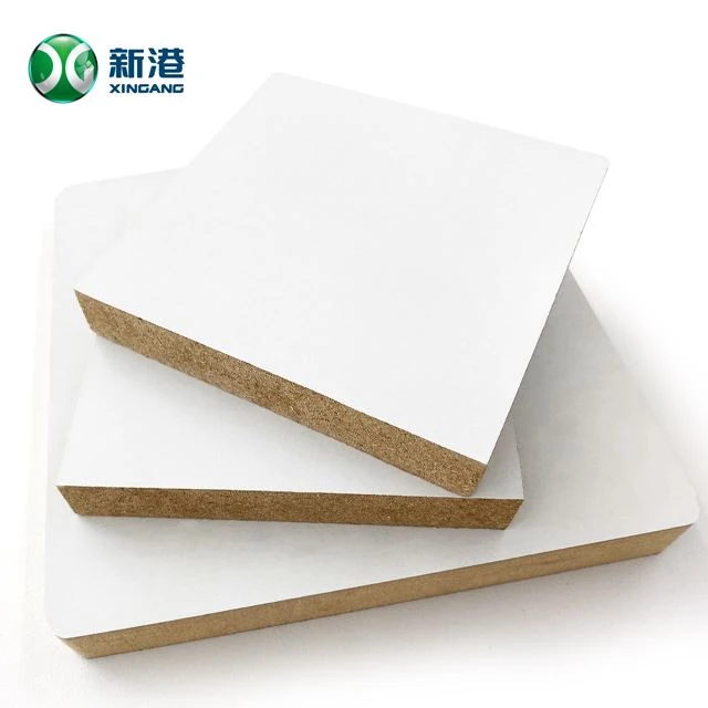 1220 X 2440mm White Laminated 4x8 Melamine MDF Plywood Board For Furniture