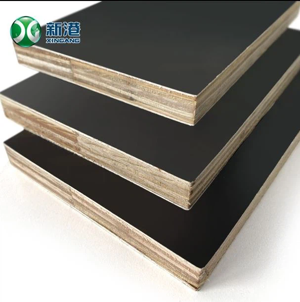 15mm 18mm Papan Bekisting Pengatup Terpakai Kepingan Papan Lapis Teras Sendi Jari Hitam