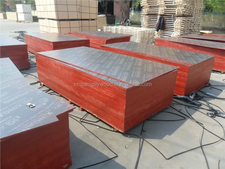 Papan Lapis Formwork Pengatup Berhadapan Filem 18mm Untuk Kegunaan Pembinaan
