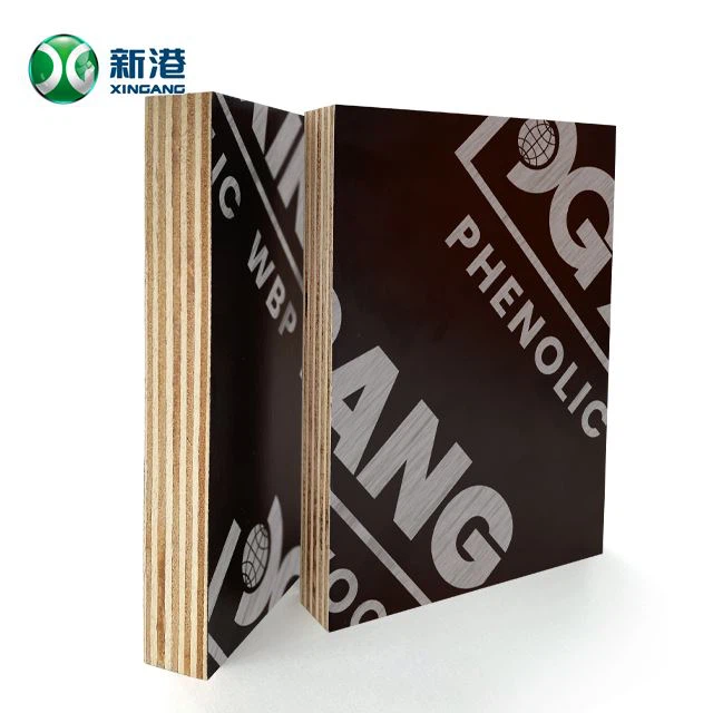Building Material Use Many Times in Construction Finger Joint 18mm Black Film Faced Plywood