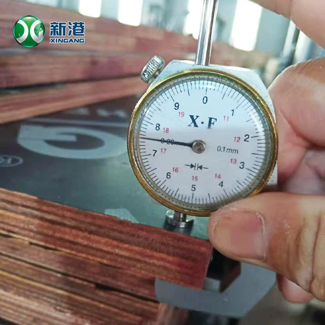 Filem Papan Lapis Penutup Kilang China Berhadapan Papan Lapis Hitam /Coklat/Merah Berkualiti Tinggi