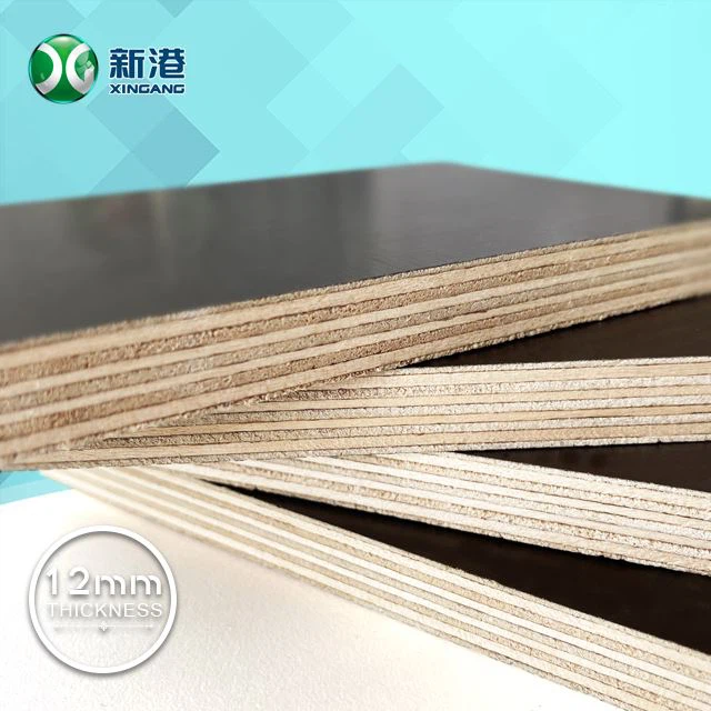 Marine Plywood 18mm Black Film Faced Plywood Waterproof Plywood
