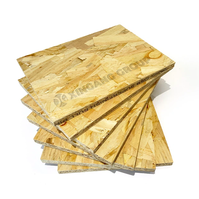9mm 12mm 15mm 18mm Kekuatan Tinggi New Zealand Pine OSB-3 Untuk Vila Dan Bilik Kanak-kanak